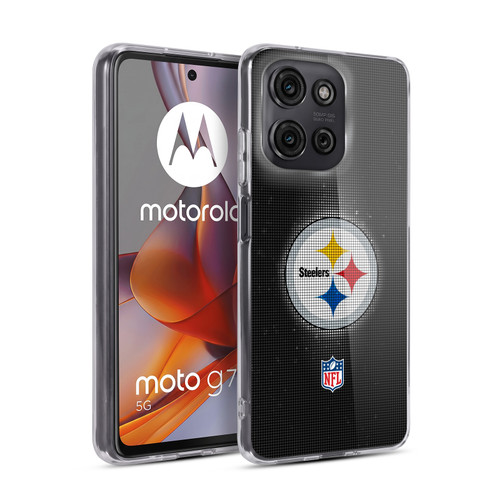 NFL Pittsburgh Steelers Artwork LED Soft Gel Case for Motorola Moto G75