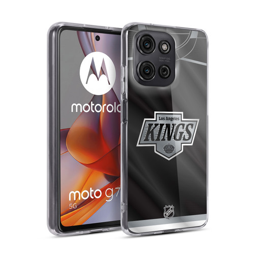 NHL Los Angeles Kings Jersey Soft Gel Case for Motorola Moto G75
