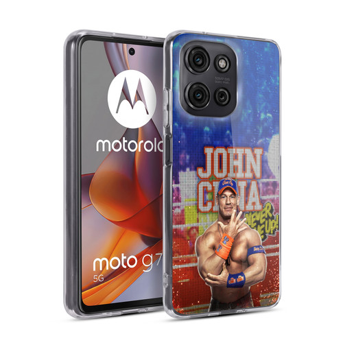 WWE 2017 John Cena LED Image Soft Gel Case for Motorola Moto G75