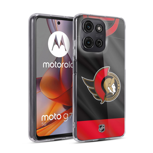 NHL Ottawa Senators Jersey Soft Gel Case for Motorola Moto G75
