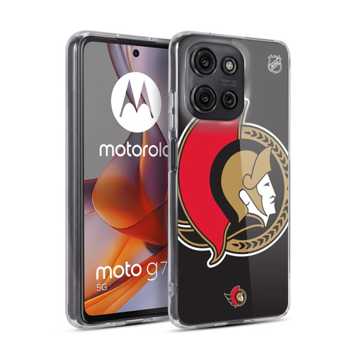 NHL Ottawa Senators Oversized Soft Gel Case for Motorola Moto G75