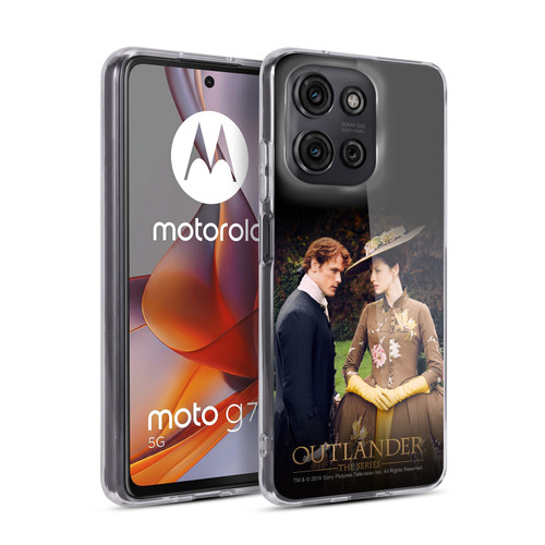 Outlander Characters Jamie And Claire Soft Gel Case for Motorola Moto G75