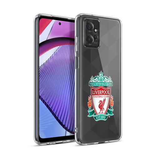 Liverpool Football Club Crest 1 Black Geometric 1 Soft Gel Case for Motorola Moto G Power (2023)