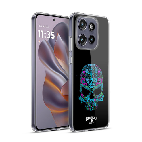 Alchemy Gothic Skull Toil N Trouble Soft Gel Case for Motorola Edge 50 Neo