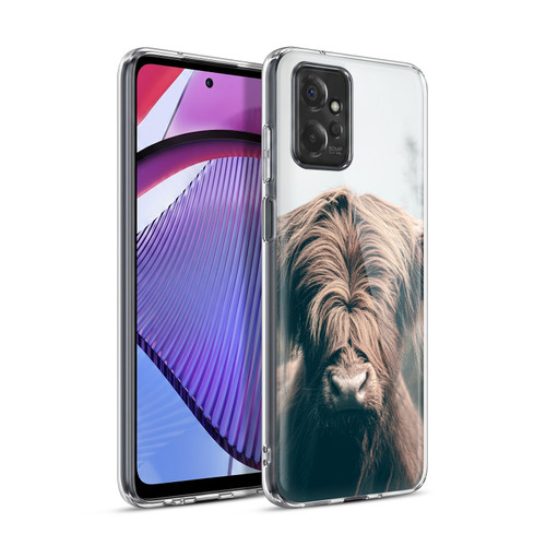 Patrik Lovrin Animal Portraits Highland Cow Soft Gel Case for Motorola Moto G Power (2023)