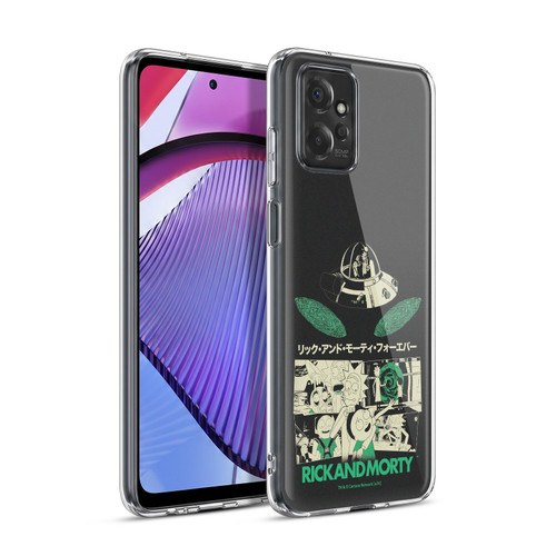 Rick And Morty Duo Graphics Portals Soft Gel Case for Motorola Moto G Power (2023)