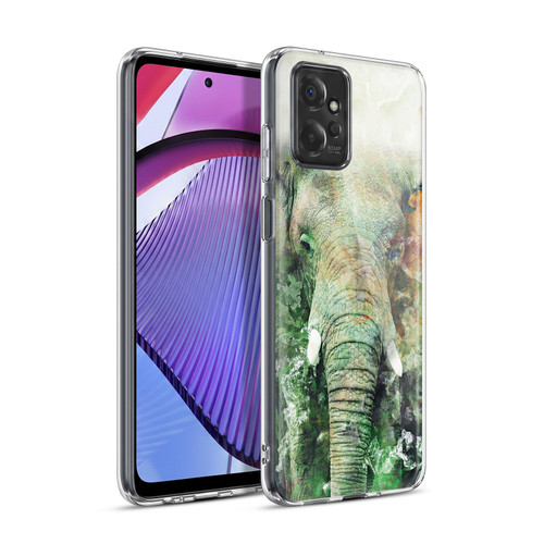 Riza Peker Animals Elephant Soft Gel Case for Motorola Moto G Power (2023)