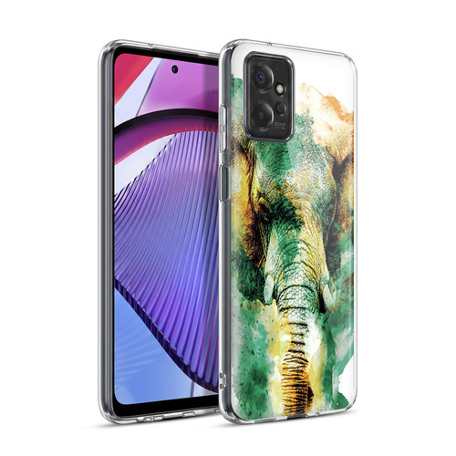 Riza Peker Animals Wild Africa Soft Gel Case for Motorola Moto G Power (2023)