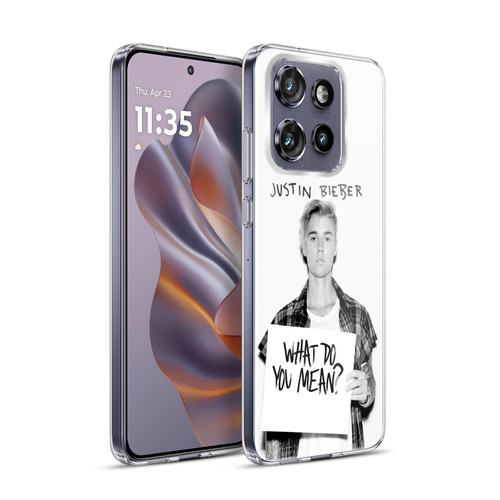Justin Bieber Purpose What Do You Mean Photo Soft Gel Case for Motorola Edge 50 Neo