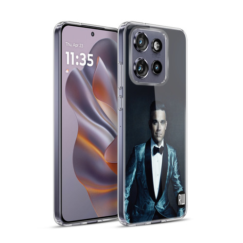 Robbie Williams Calendar Dark Background Soft Gel Case for Motorola Edge 50 Neo
