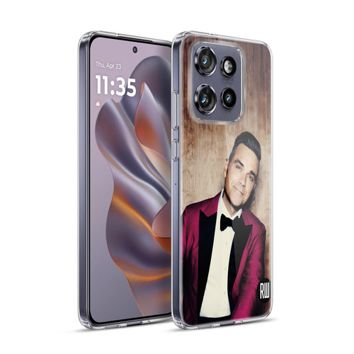 Robbie Williams Calendar Magenta Tux Soft Gel Case for Motorola Edge 50 Neo