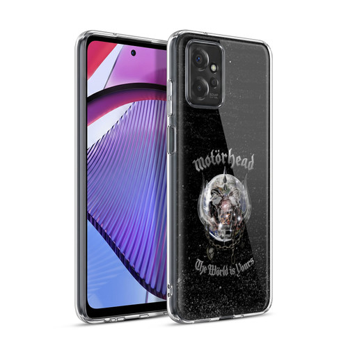 Motorhead Album Covers The World Is Yours Soft Gel Case for Motorola Moto G Power (2023)