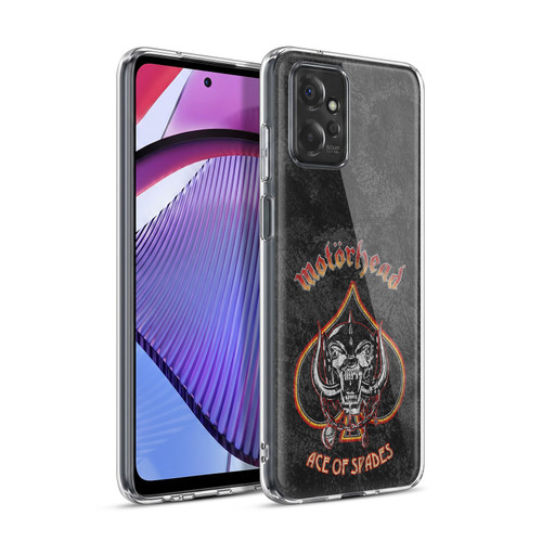 Motorhead Key Art Ace Of Spades Vintage Soft Gel Case for Motorola Moto G Power (2023)