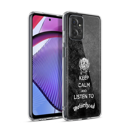 Motorhead Key Art Keep Calm Soft Gel Case for Motorola Moto G Power (2023)