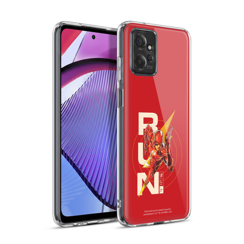 The Flash 2023 Graphics Barry Allen Run Soft Gel Case for Motorola Moto G Power (2023)