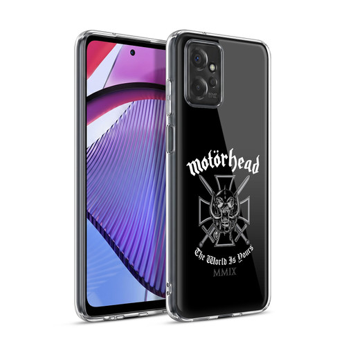 Motorhead Logo The World Is Yours Soft Gel Case for Motorola Moto G Power (2023)
