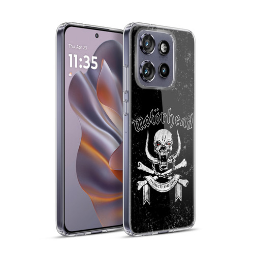 Motorhead Album Covers March Or Die Soft Gel Case for Motorola Edge 50 Neo
