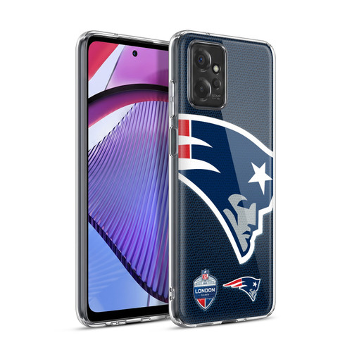 NFL 2024 International Games London Patriots Soft Gel Case for Motorola Moto G Power (2023)