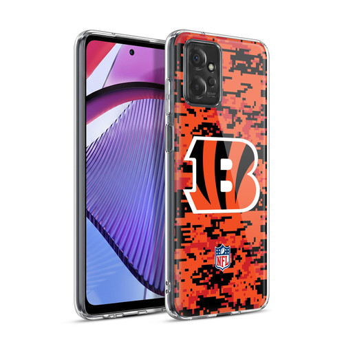 NFL Cincinnati Bengals Graphics Digital Camouflage Soft Gel Case for Motorola Moto G Power (2023)