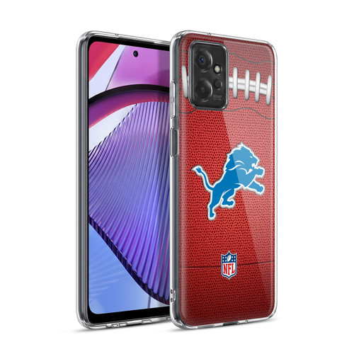NFL Detroit Lions Graphics Football Soft Gel Case for Motorola Moto G Power (2023)