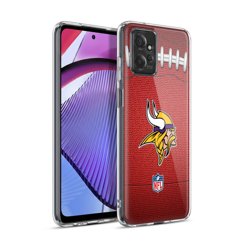 NFL Minnesota Vikings Graphics Football Soft Gel Case for Motorola Moto G Power (2023)
