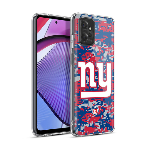 NFL New York Giants Graphics Digital Camouflage Soft Gel Case for Motorola Moto G Power (2023)