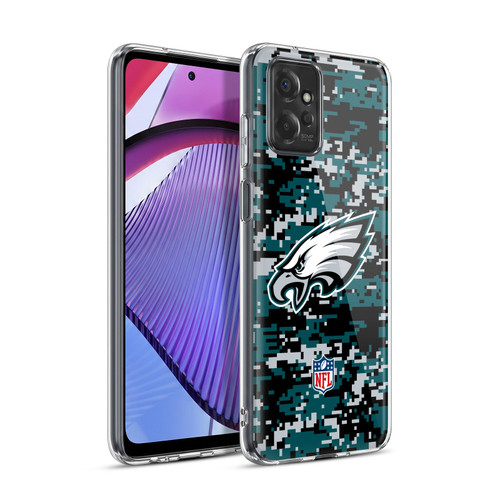 NFL Philadelphia Eagles Graphics Digital Camouflage Soft Gel Case for Motorola Moto G Power (2023)