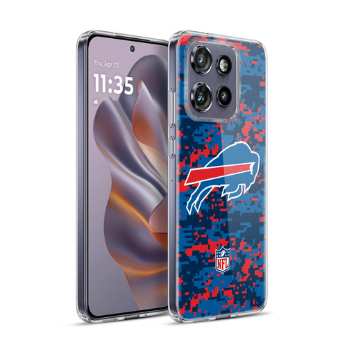 NFL Buffalo Bills Graphics Digital Camouflage Soft Gel Case for Motorola Edge 50 Neo