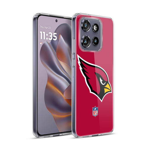 NFL Arizona Cardinals Logo Plain Soft Gel Case for Motorola Edge 50 Neo