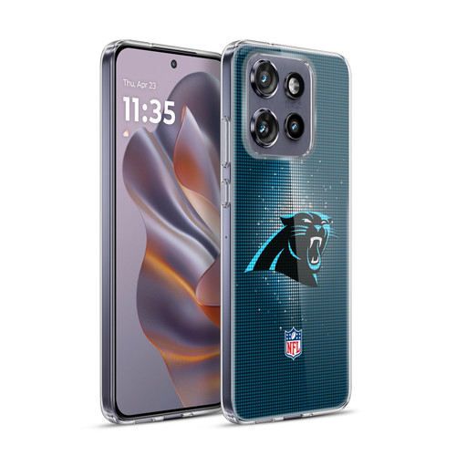 NFL Carolina Panthers Artwork LED Soft Gel Case for Motorola Edge 50 Neo