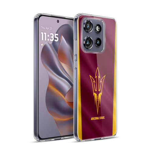 Arizona State University ASU Arizona State University Banner Soft Gel Case for Motorola Edge 50 Neo