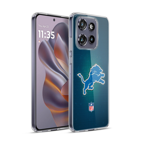 NFL Detroit Lions Artwork LED Soft Gel Case for Motorola Edge 50 Neo