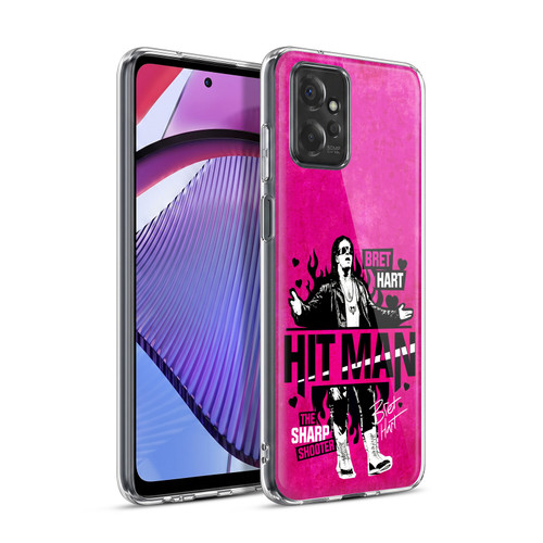 WWE Bret Hart Hitman Soft Gel Case for Motorola Moto G Power (2023)