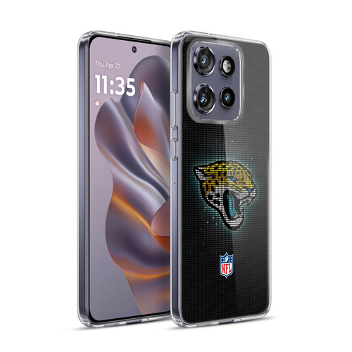 NFL Jacksonville Jaguars Artwork LED Soft Gel Case for Motorola Edge 50 Neo