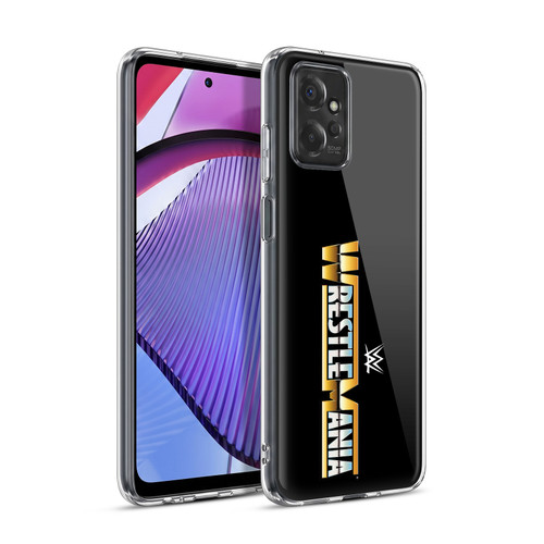 WWE TV Program Logo Wrestlemania Soft Gel Case for Motorola Moto G Power (2023)