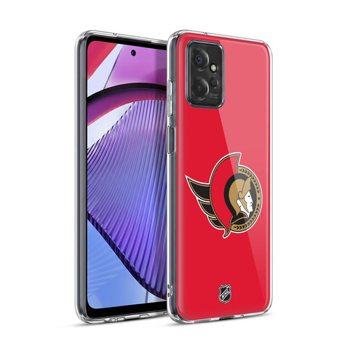 NHL Ottawa Senators Plain Soft Gel Case for Motorola Moto G Power (2023)