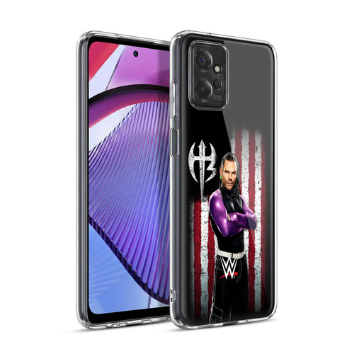 WWE American Flag Superstars Jeff Hardy Soft Gel Case for Motorola Moto G Power (2023)