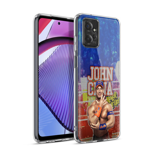 WWE 2017 John Cena LED Image Soft Gel Case for Motorola Moto G Power (2023)