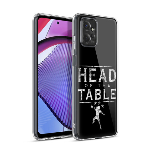 WWE R. Reigns Graphics Head Of The Table Soft Gel Case for Motorola Moto G Power (2023)