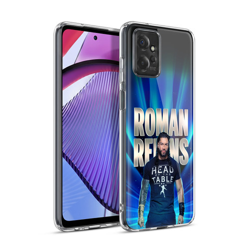 WWE R. Reigns Graphics Roman Reigns 2 Soft Gel Case for Motorola Moto G Power (2023)