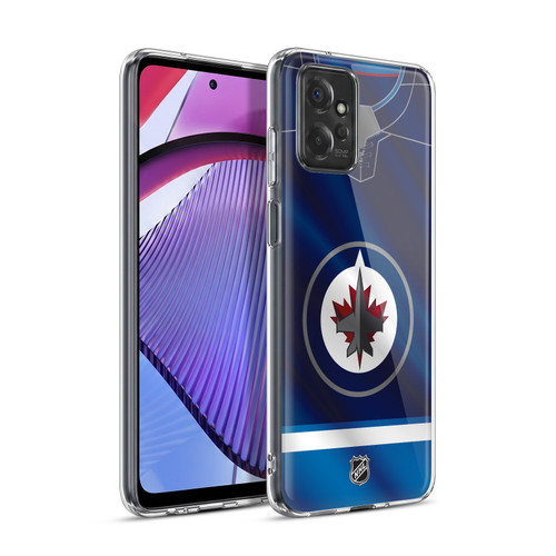 NHL Winnipeg Jets Jersey Soft Gel Case for Motorola Moto G Power (2023)