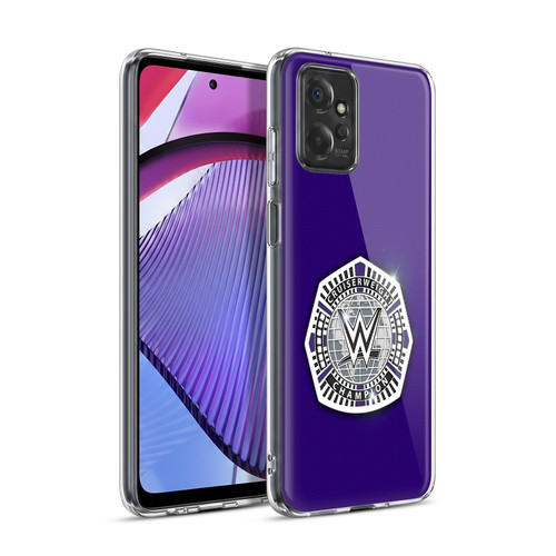 WWE Title Belts Cruiserweight Champion Soft Gel Case for Motorola Moto G Power (2023)