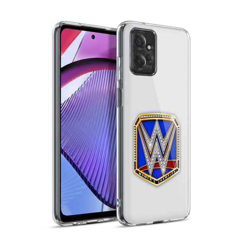 WWE Title Belts Smackdown Women's Champion Soft Gel Case for Motorola Moto G Power (2023)