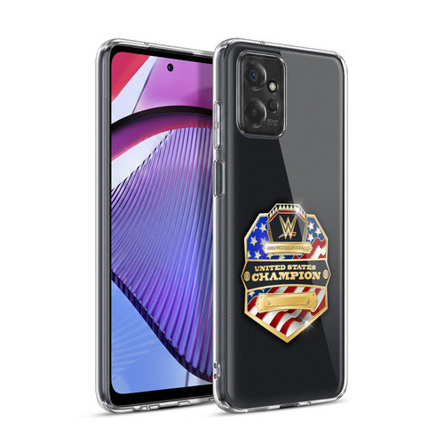 WWE Title Belts United States Champion Soft Gel Case for Motorola Moto G Power (2023)