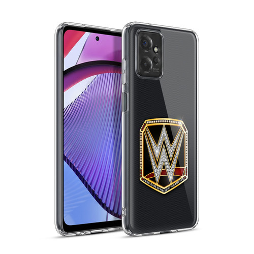 WWE Title Belts World Heavyweight Champion Soft Gel Case for Motorola Moto G Power (2023)