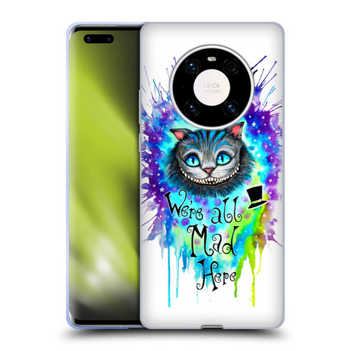 Pixie Cold Cats We Are All Mad Here Soft Gel Case for Huawei Mate 40 Pro 5G