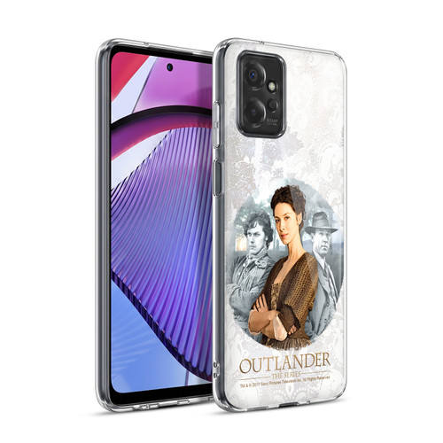 Outlander Portraits Claire, Jamie & Frank Soft Gel Case for Motorola Moto G Power (2023)