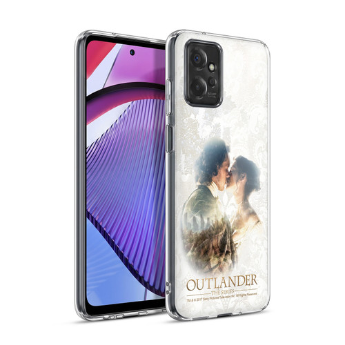 Outlander Portraits Claire & Jamie Kiss Soft Gel Case for Motorola Moto G Power (2023)