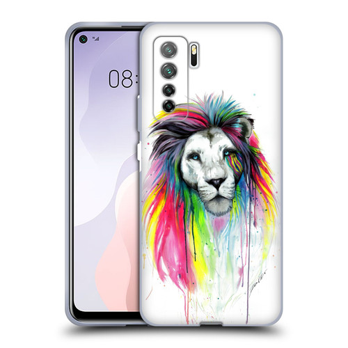 Pixie Cold Cats Rainbow Mane Soft Gel Case for Huawei Nova 7 SE/P40 Lite 5G
