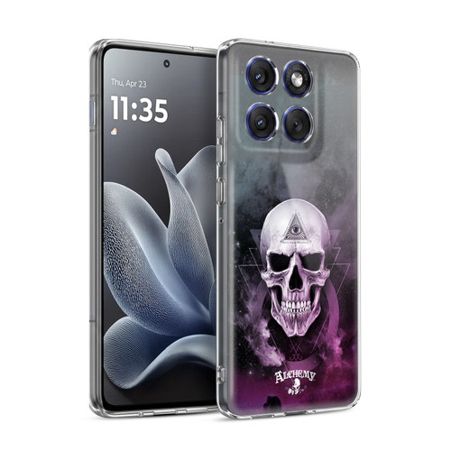 Alchemy Gothic Skull The Void Geometric Soft Gel Case for Motorola Edge 70
